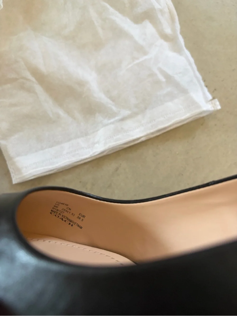 Coach Black Pointed Toe Willa Pump